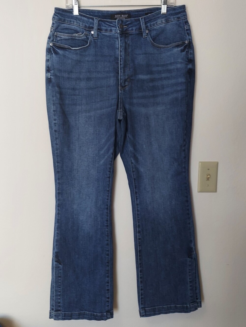 Judy Blue Slim Boot Split Hem Jeans Woman's Plus Size 18W